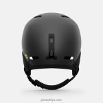 4P62R359 Giro erkekler çıkıntı mips kask mat grafit - Görsel 5