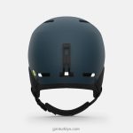 4P62R360 Giro erkekler çıkıntı mips kask mat liman mavisi - Görsel 5