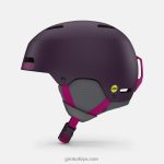 4P62R362 Giro erkekler çıkıntı mips kask mat kestanesi/pembe sokak