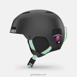 4P62R374 Giro erkekler çıkıntılı kask mat siyah bölünmüş çeşme dağ