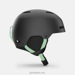 4P62R374 Giro erkekler çıkıntılı kask mat siyah bölünmüş çeşme dağ - Görsel 4