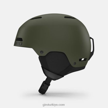 4P62R377 Giro erkekler çıkıntılı kask mat iz yeşil