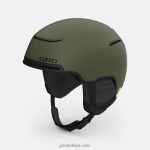 4P62R399 Giro erkekler jackson mips kaskı mat iz yeşil - Görsel 2
