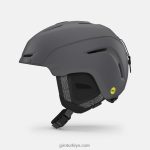 4P62R402 Giro erkekler neo mips kask mat kömür