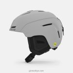 4P62R404 Giro erkekler neo mips kask mat açık gri