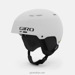 4P62R431 Giro erkekler ortaya çıkan küresel kask mat beyaz - Görsel 2
