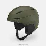 4P62R448 Giro erkekler oran mips kask mat iz yeşil - Görsel 2