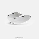 4P62R449 Giro üniseks aerohead kask kalkanı temizle/gümüş flaş