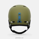 4P62R45 Giro erkekler çıkıntı mips kask mat sonbahar yeşili - Görsel 5