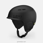 4P62R463 Giro erkekler trig mips kaskı mat siyah - Görsel 2