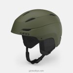 4P62R472 Giro erkekler oranlı kask mat iz yeşil - Görsel 2