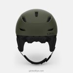 4P62R472 Giro erkekler oranlı kask mat iz yeşil - Görsel 3
