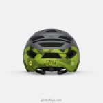 4P62R475 Giro üniseks liyakat küresel kask mat metalik siyah/ano kireç - Görsel 4