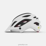 4P62R477 Giro üniseks liyakat küresel kask mat beyaz/siyah - Görsel 2