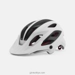 4P62R477 Giro üniseks liyakat küresel kask mat beyaz/siyah