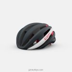 4P62R483 Giro üniseks synthe mips ii kask mat portaro gri/beyaz/kırmızı