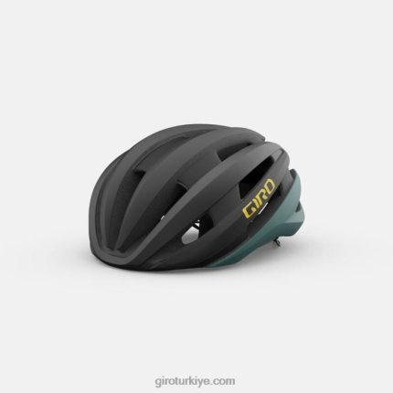 4P62R484 Giro üniseks synthe mips ii kask mat sıcak siyah