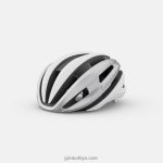 4P62R485 Giro üniseks synthe mips ii kask mat beyaz/gümüş