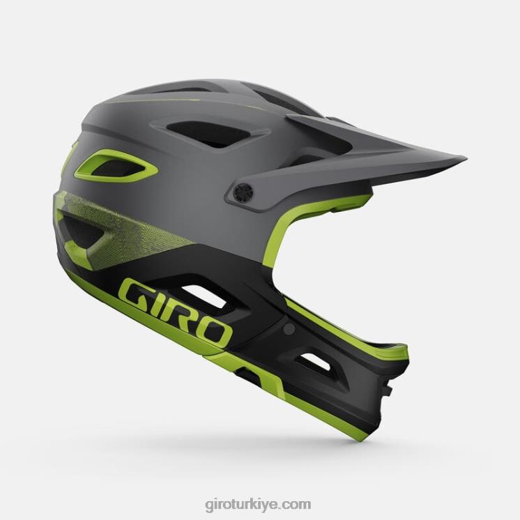 4P62R556 Giro üniseks sustalı mips kask mat metalik siyah/ano kireç - Görsel 3