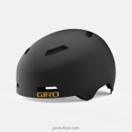 4P62R569 Giro üniseks çeyrek kask mat sıcak siyah