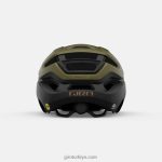 4P62R588 Giro üniseks açık küresel kask mat zeytin - Görsel 4