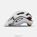 4P62R591 Giro üniseks açık küresel kask mat beyaz/siyah - Görsel 2