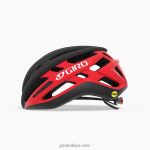 4P62R636 Giro üniseks agilis mips kask mat siyah/parlak kırmızı - Görsel 2