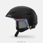 4P62R660 Giro kadınlar solmaya mips kask mat siyah veri mosh