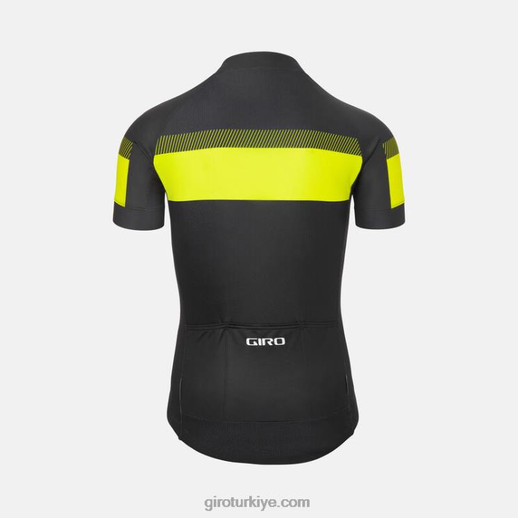 4P62R723 Giro erkekler krono spor forması siyah/vurgu sarı sprint - Görsel 2