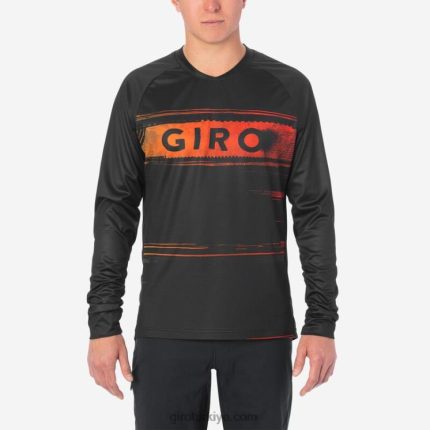 4P62R735 Giro erkekler rust ls forması siyah/kırmızı hipnotik