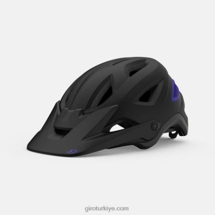 4P62R942 Giro kadınlar montara mips kask mat siyah/elektrik moru