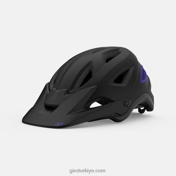 4P62R942 Giro kadınlar montara mips kask mat siyah/elektrik moru - Görsel 1