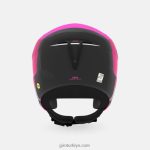 4P62R947 Giro üniseks mips kaskı dene mat parlak pembe/siyah - Görsel 4
