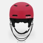 4P62R958 Giro üniseks çıkıntılı sl mips kask mat kırmızı - Görsel 3