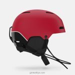 4P62R958 Giro üniseks çıkıntılı sl mips kask mat kırmızı - Görsel 4