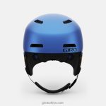 4P62R1023 Giro çocuklar ham kask mavi parçalanmış yeti - Görsel 3