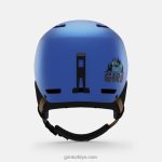 4P62R1023 Giro çocuklar ham kask mavi parçalanmış yeti - Görsel 5