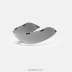 4P62R1100 Giro üniseks aerohead kask kalkanı gri/gümüş flaş
