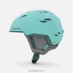 4P62R1146 Giro kadınlar envi küresel kask mat sır mavi/gri yeşil