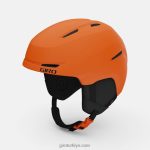 4P62R1399 Giro çocuklar mahmuz kask mat parlak turuncu - Görsel 2