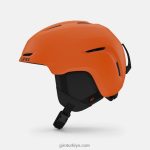 4P62R1399 Giro çocuklar mahmuz kask mat parlak turuncu