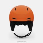 4P62R1399 Giro çocuklar mahmuz kask mat parlak turuncu - Görsel 3