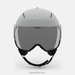 4P62R307 Giro erkekler yörünge küresel kask mat açık gri - Görsel 3