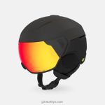 4P62R308 Giro erkekler yörünge küresel kask metalik kömür/siyah - Görsel 2