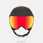 4P62R308 Giro erkekler yörünge küresel kask metalik kömür/siyah - Görsel 3