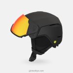 4P62R308 Giro erkekler yörünge küresel kask metalik kömür/siyah - Görsel 5