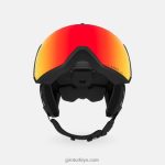 4P62R308 Giro erkekler yörünge küresel kask metalik kömür/siyah - Görsel 7