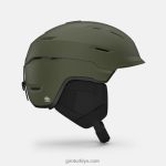 4P62R317 Giro erkekler tor küresel kask mat iz yeşil - Görsel 4