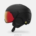 4P62R32 Giro erkekler yörünge küresel kask mat siyah
