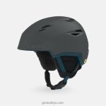 4P62R350 Giro erkekler ızgara küresel kask mat kömür tozu - Görsel 2
